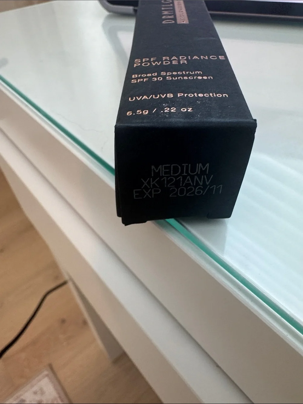 DRMTLGY SPF 30 Radiance Setting Powder – shade Medium NEW